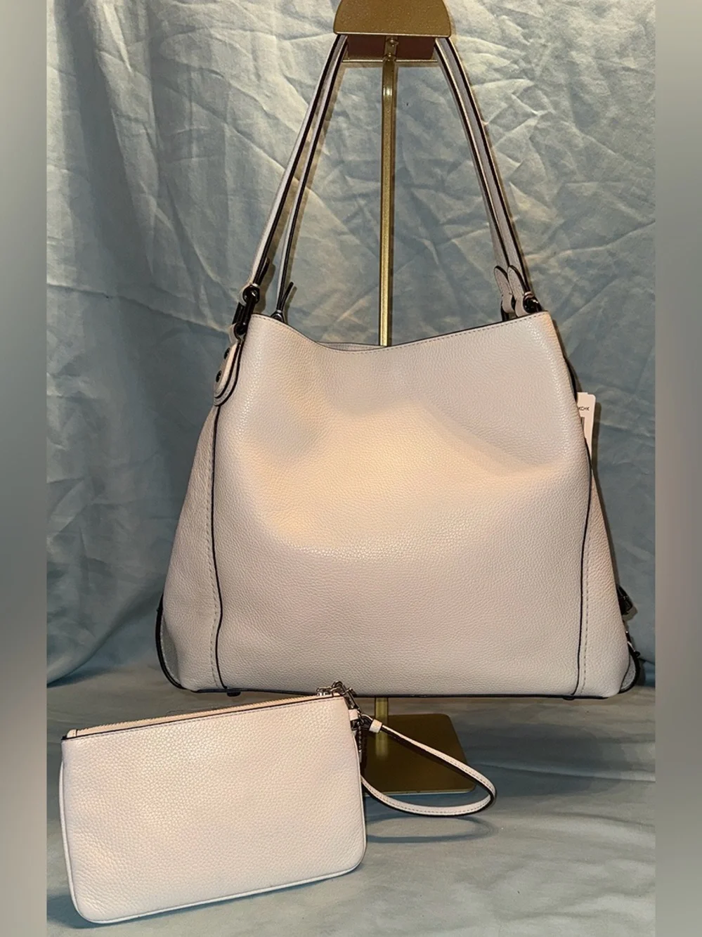 Coach Edie Shoulder Bag 31 With Star Rivets & Coach Wristlet With Ombré Rivets